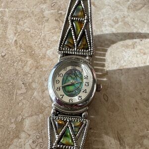 Express Silver and Gold Watch Back